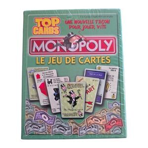 Monopoly Le Jeu De Cartes Top Cards French Version Card Fast Play